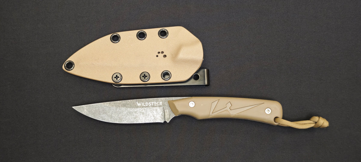 Couteau fixe Wildsteer TROLL Coyote OTROB15115EK.