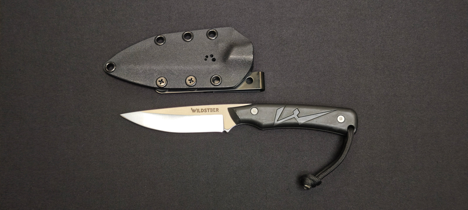Wildsteer TROLL Noir OTROB15112EK couteau fixe.