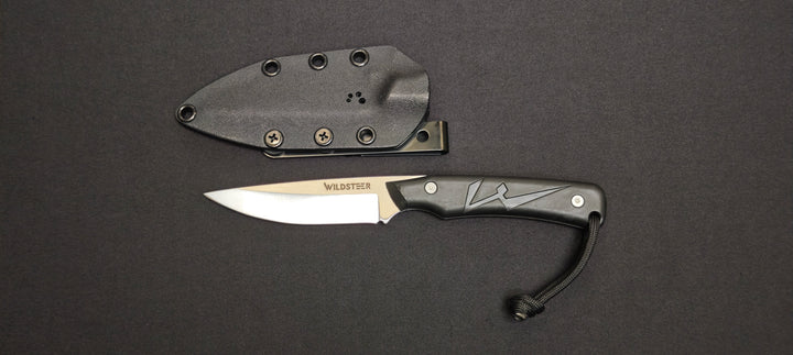 Wildsteer TROLL Noir OTROB15112EK couteau fixe.