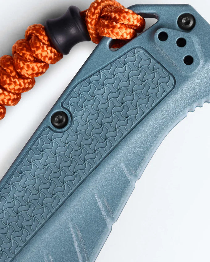 Benchmade 18060 Adira – Couteau EDC Magnacut Bleu Profond, Manche Grivory, Lame Drop Point 9,86 cm