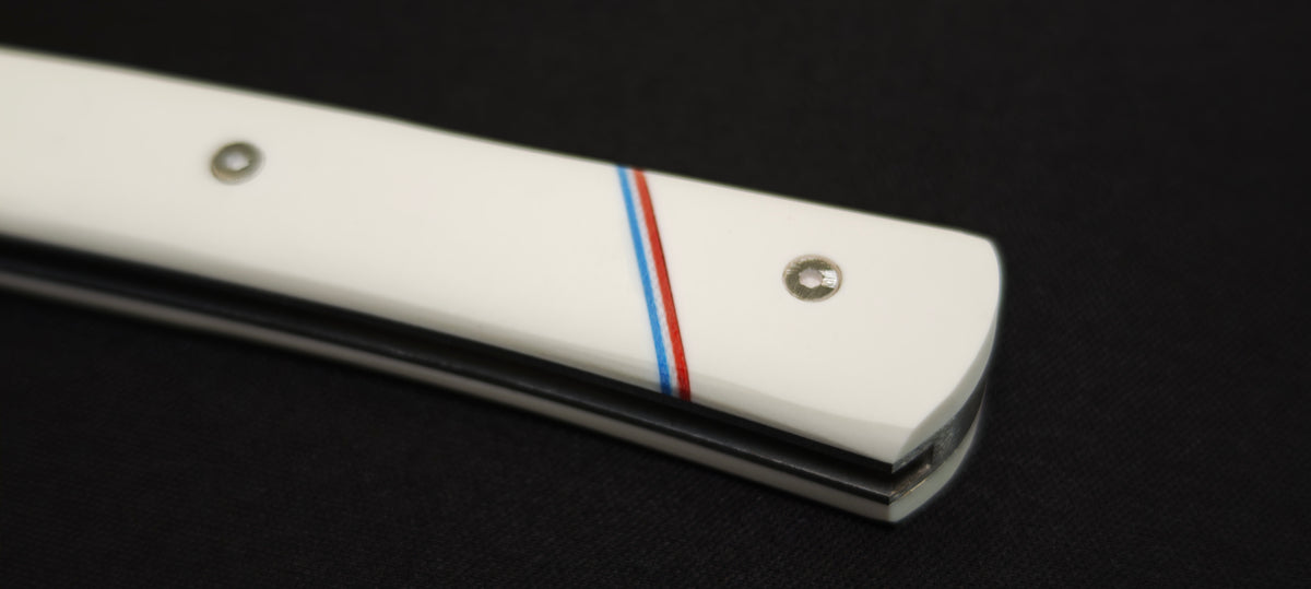 Zen Tricolore TMC – Couteau pliant manche Elforyn - Numéroté : 24/100