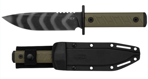 Zero Tolerance 0006TSOL – Couteau à Lame Fixe Tiger Stripe Olive en Acier CPM 3V