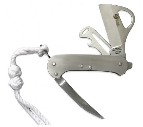 Ibberson 4008 All Weather multifunktionales Seglermesser aus Edelstahl
