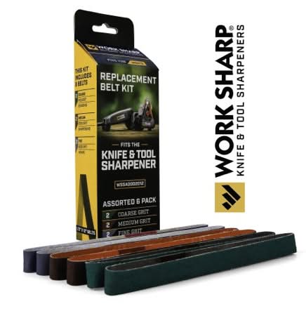 Work Sharp WSSA0002012 – kit de 6 bandes abrasives