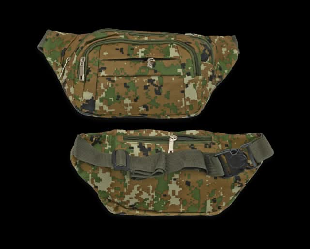 Barbaric 34926 – sac banane camo pixel en nylon 600D