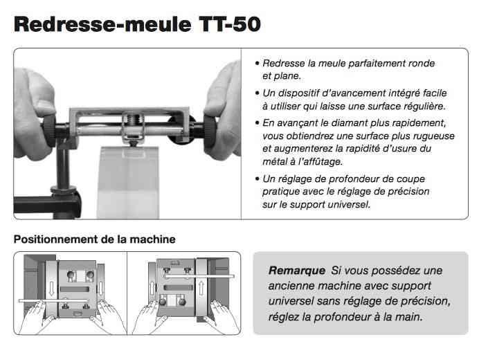 Tormek  TT-50 Redresse meule - 