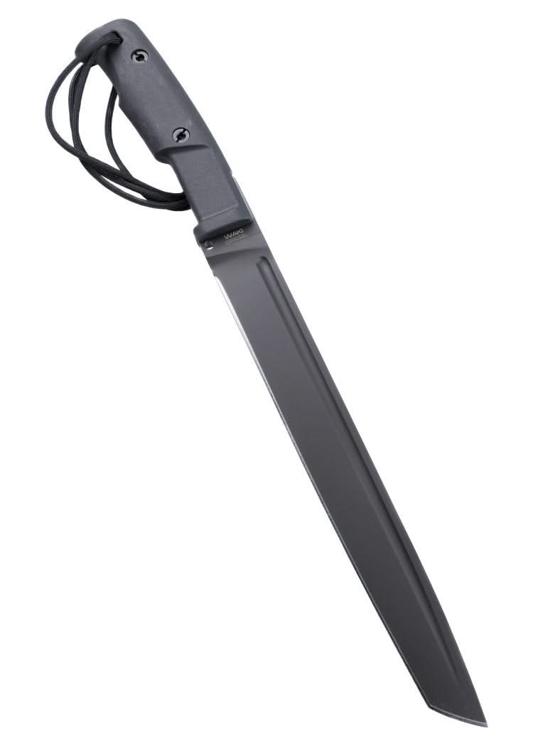 Extrema Ratio Waki Black, détail de la lame en acier N690