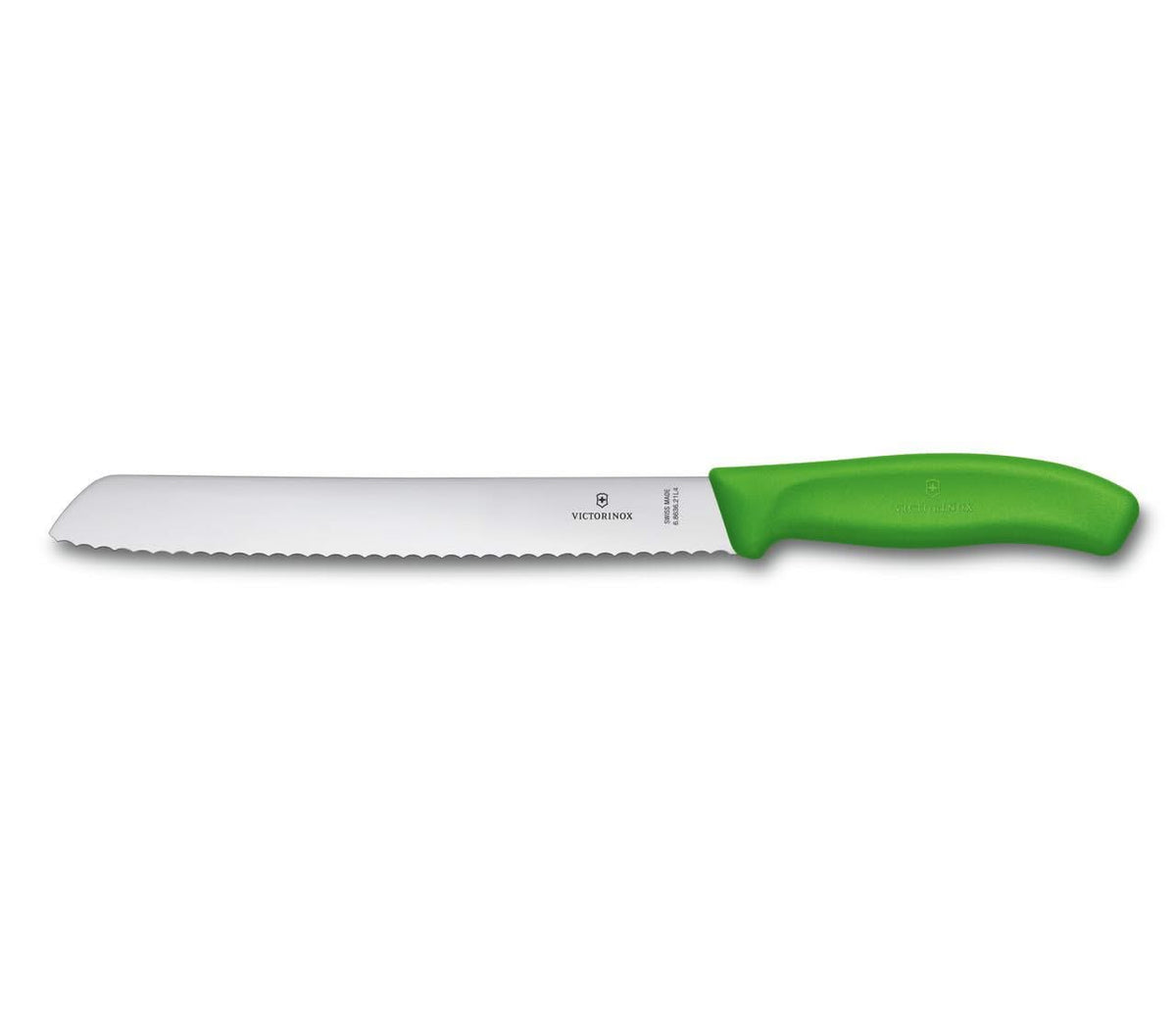 Victorinox Swiss Classic, couteau à pain vert à lame de 21 cm