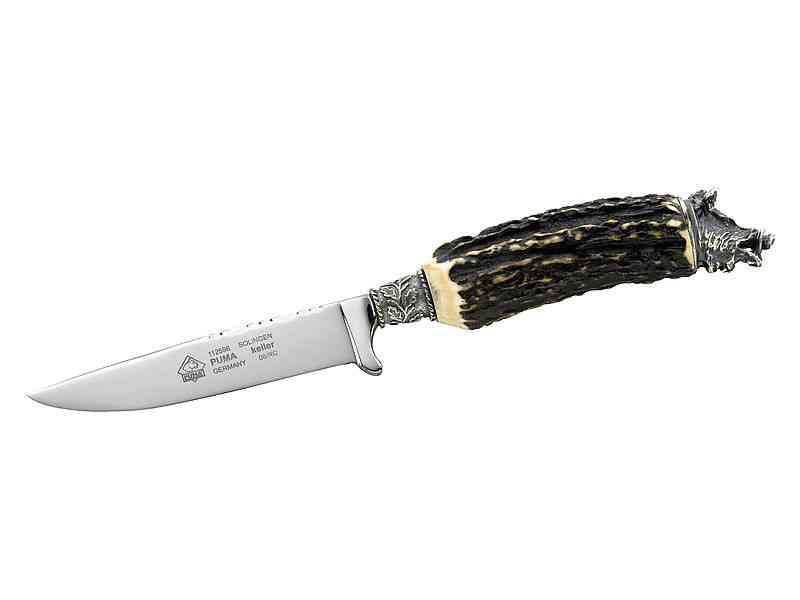 PUMA Keiler 340710 – Lame inox 1.4034 et manche en bois de cerf
