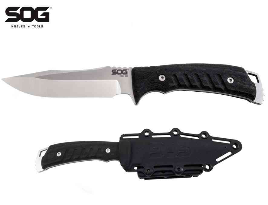 Couteau fixe SOG Pillar UF1001-BX en CPM S35VN avec étui Kydex