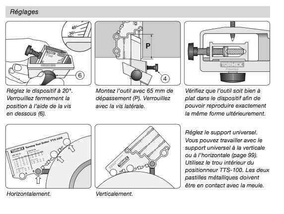 Tormek SVS-50 Multi Jig, dispositif pour outils de tournage.