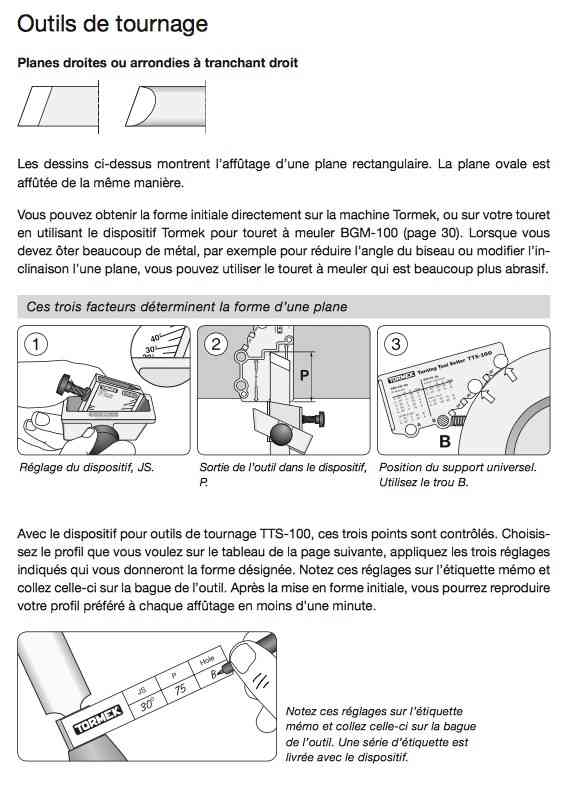 Tormek SVS-50 Multi Jig, dispositif pour outils de tournage.