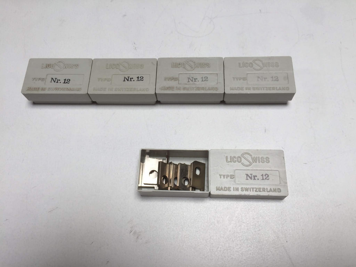 LicoSwiss n°12 – boîte de 9 lames de rechange pour couteau de hachoir