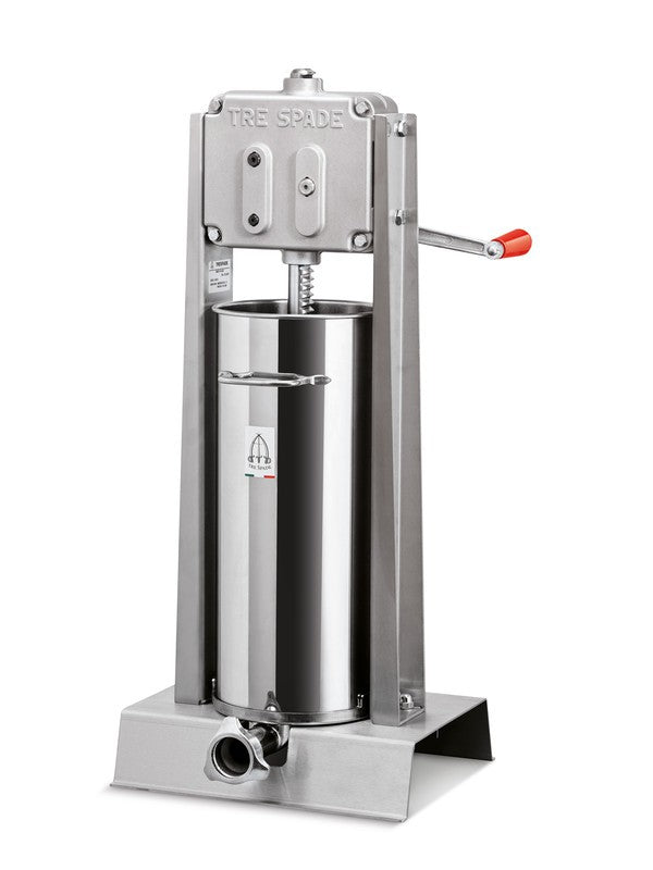 Tre Spade Poussoir , bourreuse De Luxe 15l Vertical en inox : Excellente qualité ! - 