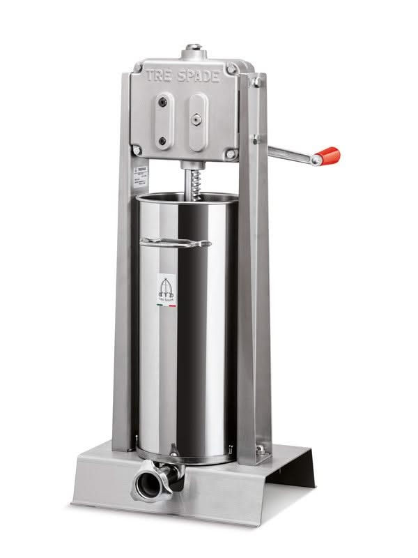 Poussoir vertical Tre Spade MOD 15V DELUXE en inox, capacité 15 L