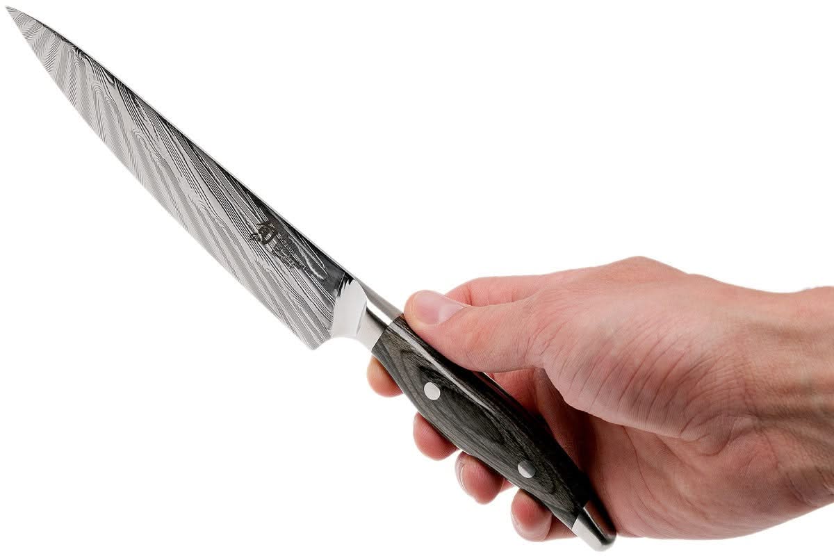 KAI Shun Nagare Black NDC-0701S avec manche en pakka noir