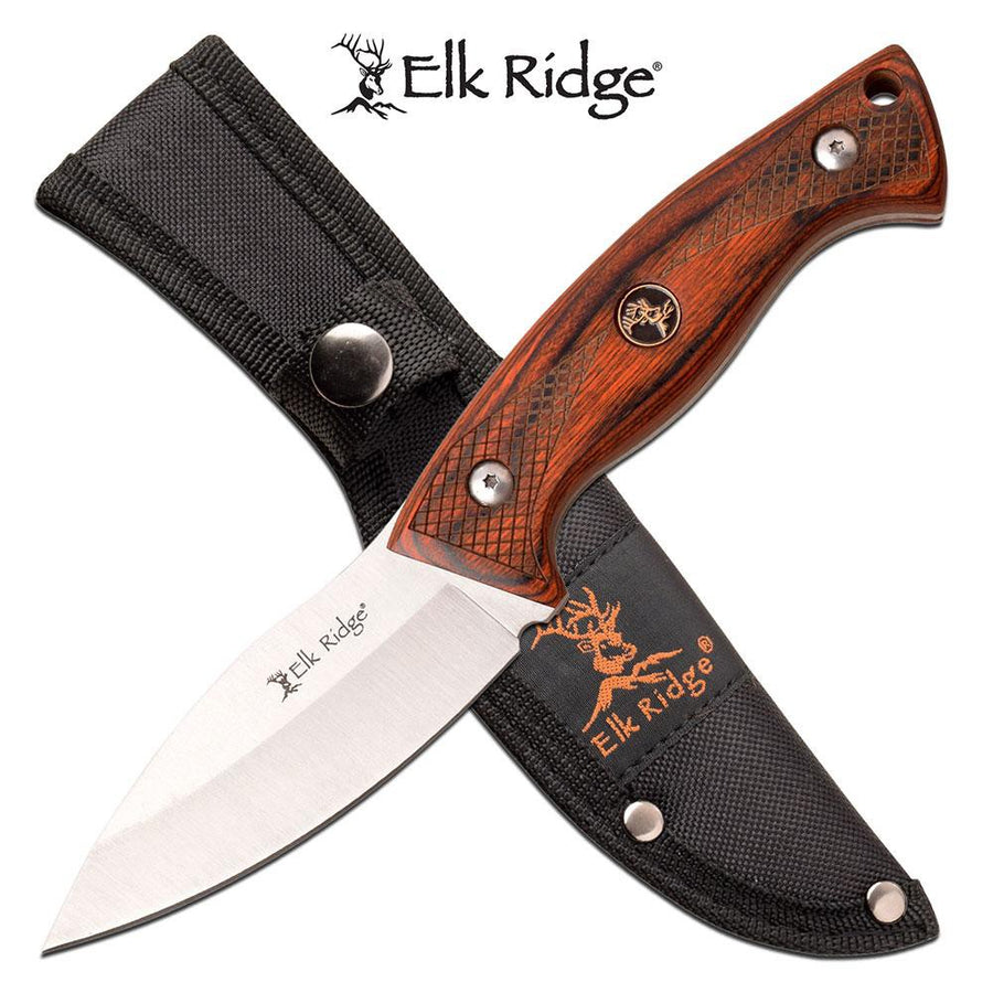 Couteau de chasse fixe Elk Ridge 22-BR ( 22BR ) - 