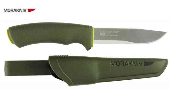 Morakniv Bushcraft Forest 12356 – Manche vert TPE et étui polymère