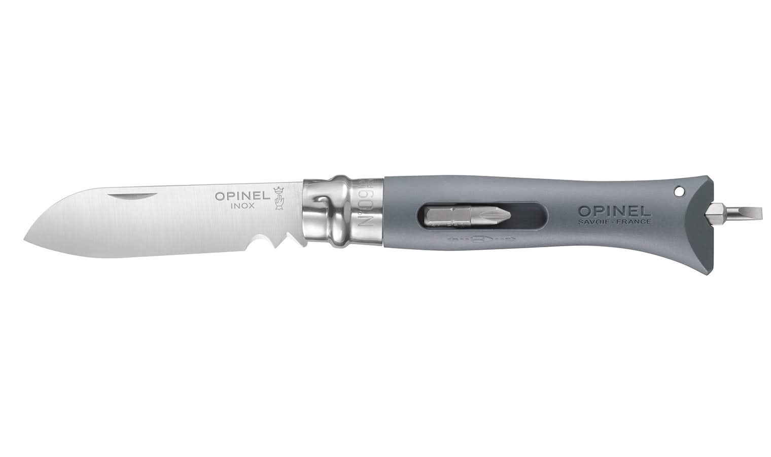 Opinel N°09 Bricolage gris avec lame inox de 8 cm