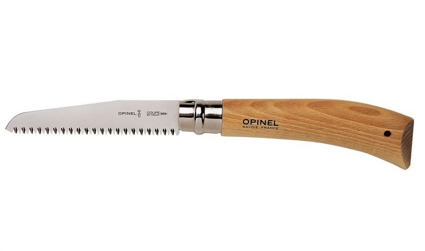 Scie de jardin Opinel N°12 avec manche en hêtre et bague Virobloc