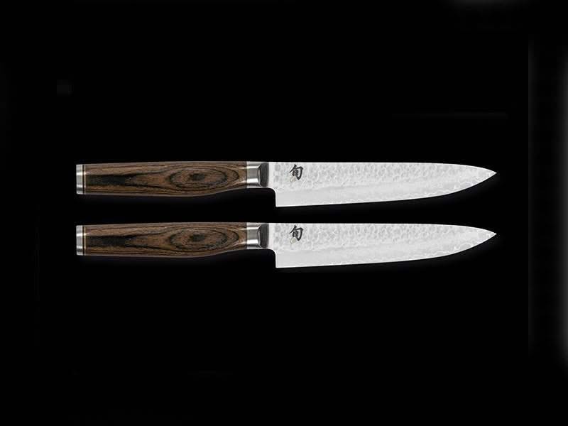 Coffret KAI TDMS-400 avec deux couteaux à steak Shun Premier