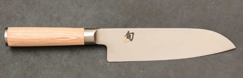 Couteau Santoku Kai DM-0702W ( DM0702W ) Shun Classic White lame de 16,5 cm - 