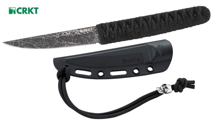 CRKT Obake 2367, couteau fixe avec étui thermoplastique
