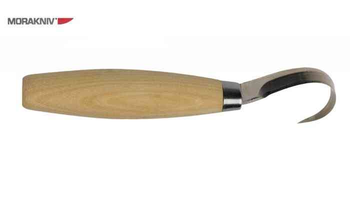 Morakniv Hook Knife 164 droitier, couteau croche à manche en bouleau