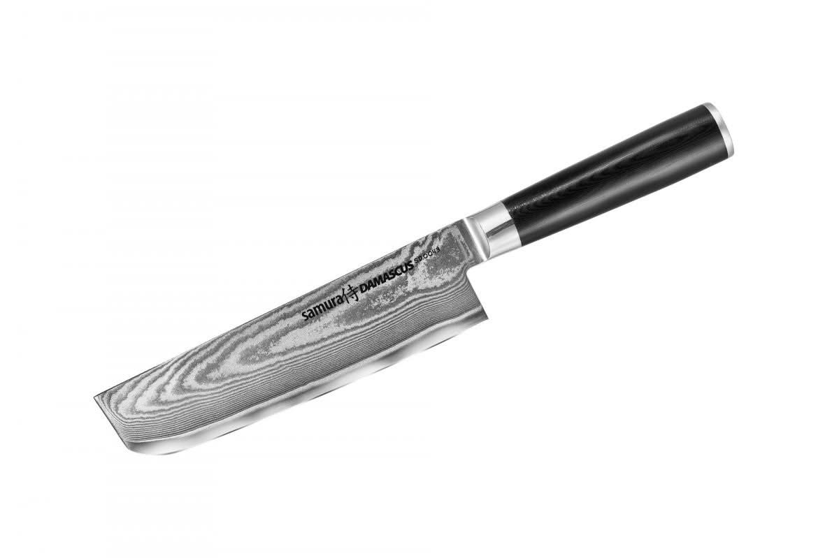 Samura SD‑0043 Damascus, nakiri à lame de 16,7 cm
