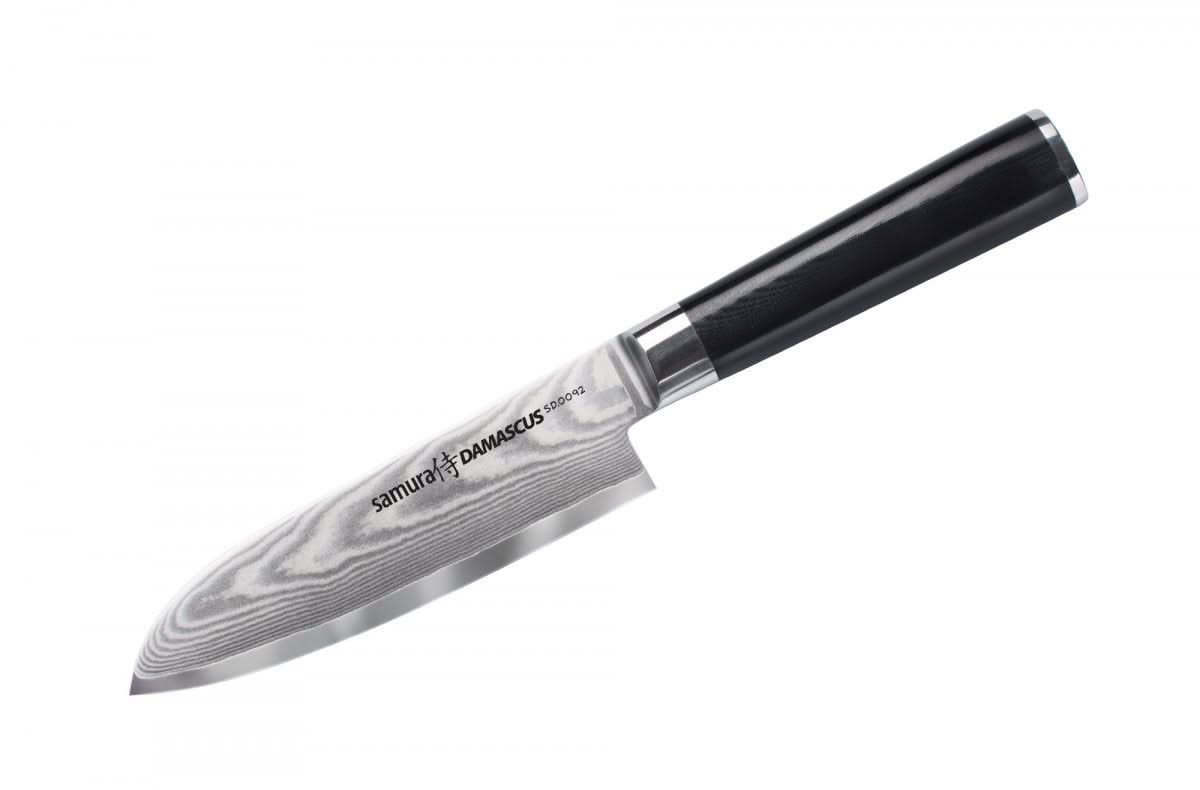 Samura SD‑0092 Damascus, petit santoku à lame de 15 cm