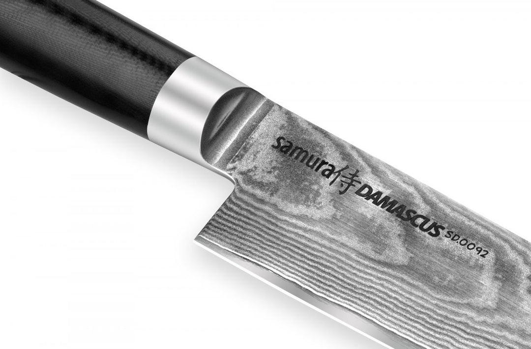 Samura Série Damascus Petit Couteau de chef Santoku Damas SD-0092 ( SD00-92 ) Lame de 14,5 cm - 