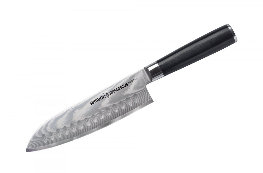 Samura Série Damascus Couteau de chef Santoku Damas SD-0094 ( SD00-94 ) Lame de 18 cm -