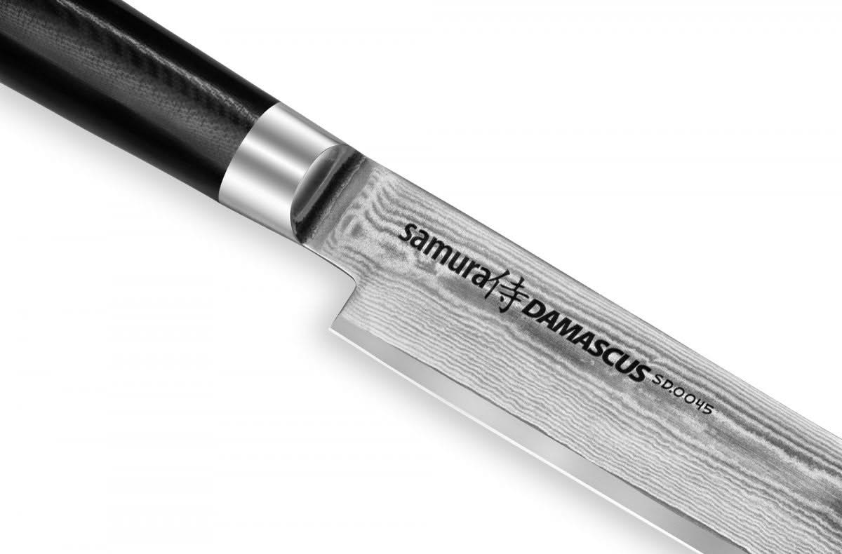 Samura SD‑0045 Damascus, couteau à trancher à lame de 20 cm