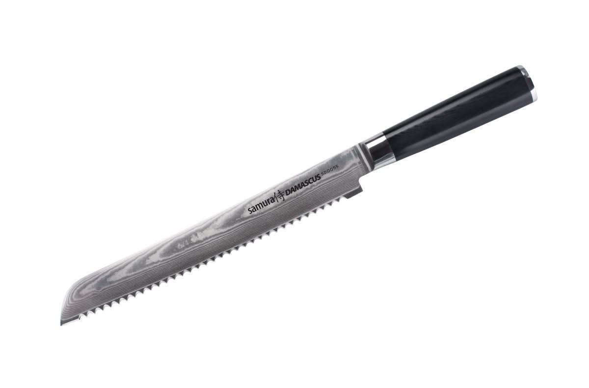 Samura SD‑0055 Damascus, couteau à pain à lame de 20 cm