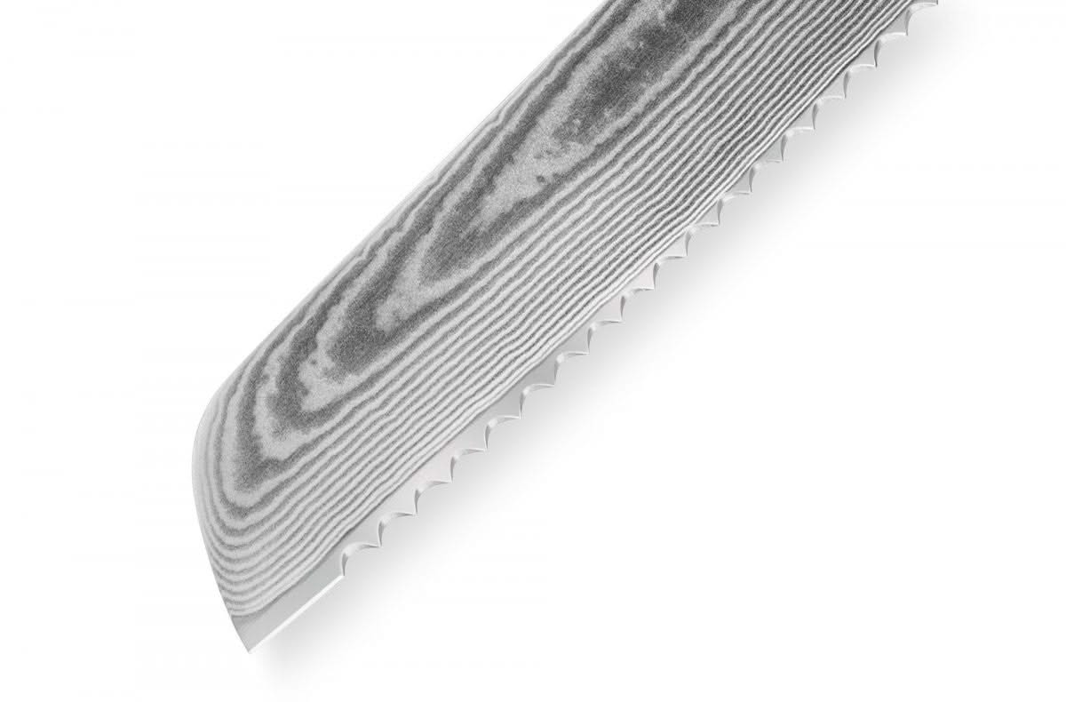 Samura SD‑0055 Damascus, couteau à pain à lame de 20 cm