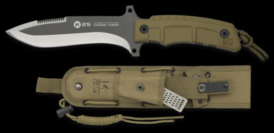 Couteau RUI / K25 Coyote. Revêtement en Titane ( 31959 ) - 