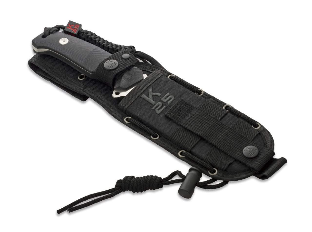 K25 PT‑109 32279, couteau fixe avec étui MOLLE