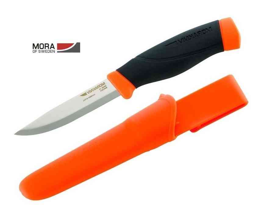 Morakniv Companion HeavyDuty 12211 Hi‑Vis Orange avec étui