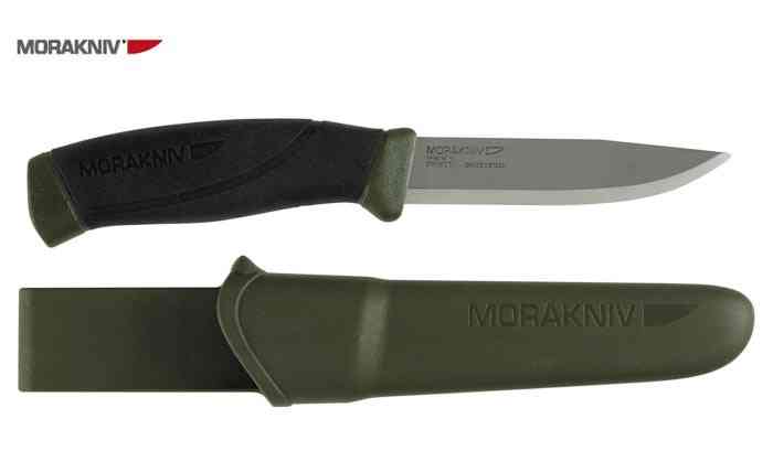 Morakniv Companion HeavyDuty 12210 Military Green avec étui