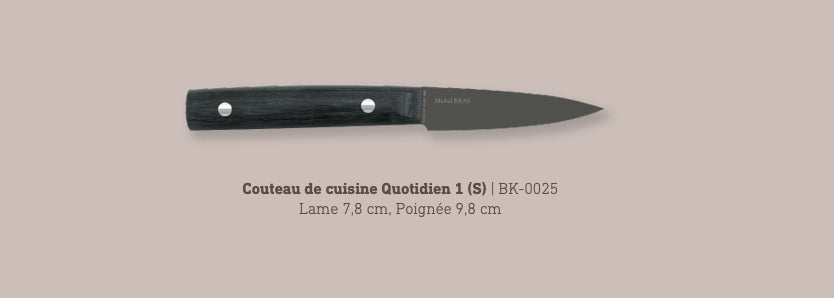 Couteau Quotidien N°1 Michel Bras Kai BK-0025 ( BK0025 ) Lame de 8 cm - 
