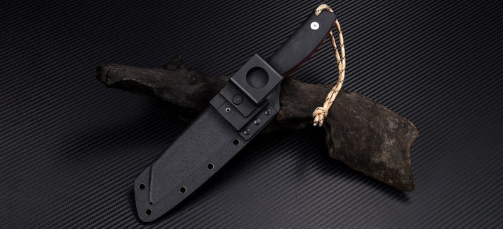 Couteau fixe Artisan Tomahawk ( ATZ-1815B ) Black Coated Blade/G10 - 