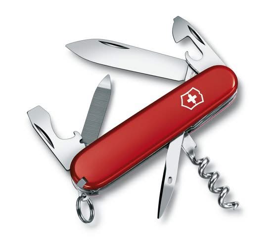 Couteau suisse Victorinox Sportsman 0.3803 rouge