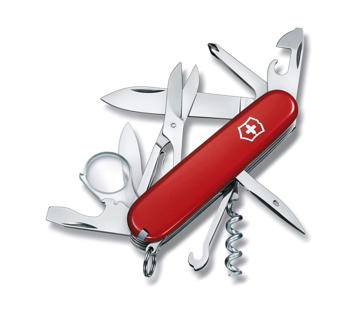 Victorinox Explorer 1.6703 rouge, couteau suisse à 16 fonctions