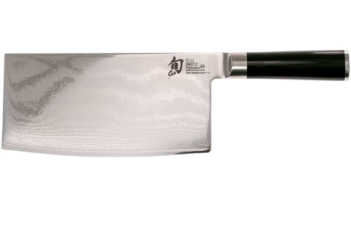 KAI Shun Classic DM-0712, couteau de chef chinois 18 cm