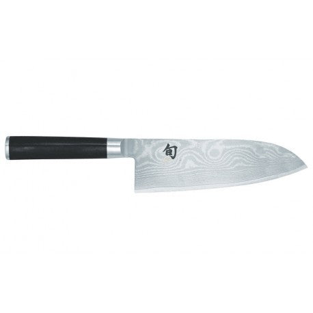 Couteau Japonais Grand Santoku Kai DM-0717 ( DM0717 ) Shun Classic lame de 19 cm Damas -