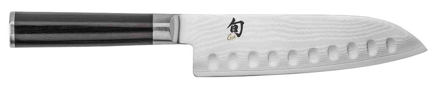 KAI Shun Classic DM-0718, santoku alvéolé 18 cm