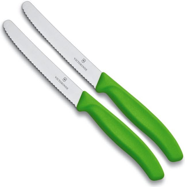 Victorinox 67836L114B Couteaux de table Vert - 