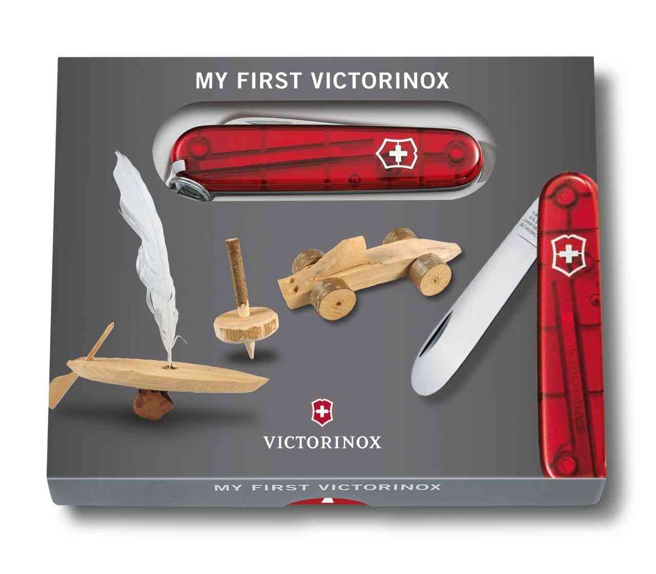 Victorinox My First 0.2373.T rouge, couteau suisse à 9 fonctions