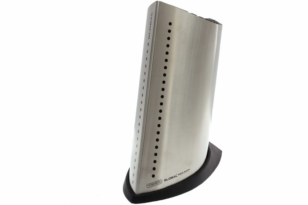 GLOBAL Ship Shape GKB-52S – Bloc à couteaux inox 10 emplacements