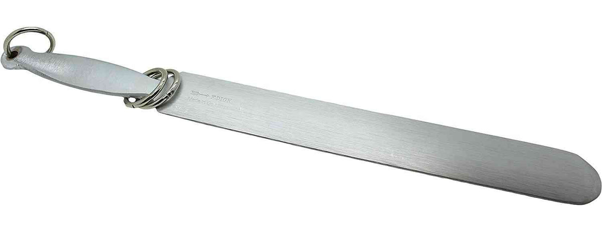Flacher F. DICK Balkan Wetzstahl 25 cm mit Feinzug